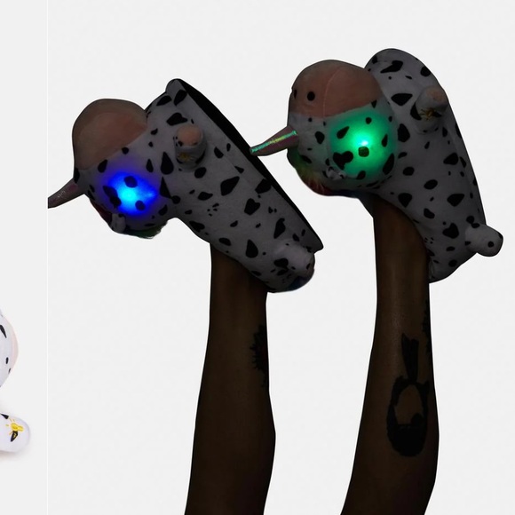 Neon Cowboys Unicow Light Up Slippers - Picture 2 of 9